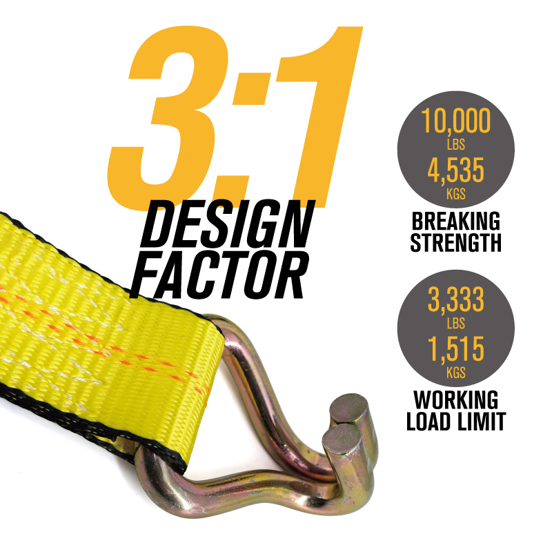 Cargo Strap with J Hooks