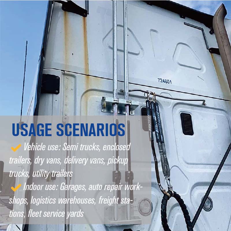 Double Holder for Cargo Bar Load Locks