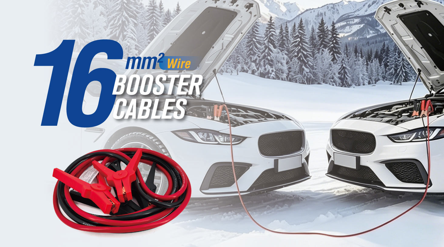 600A 16mm&sup2; jumper cables