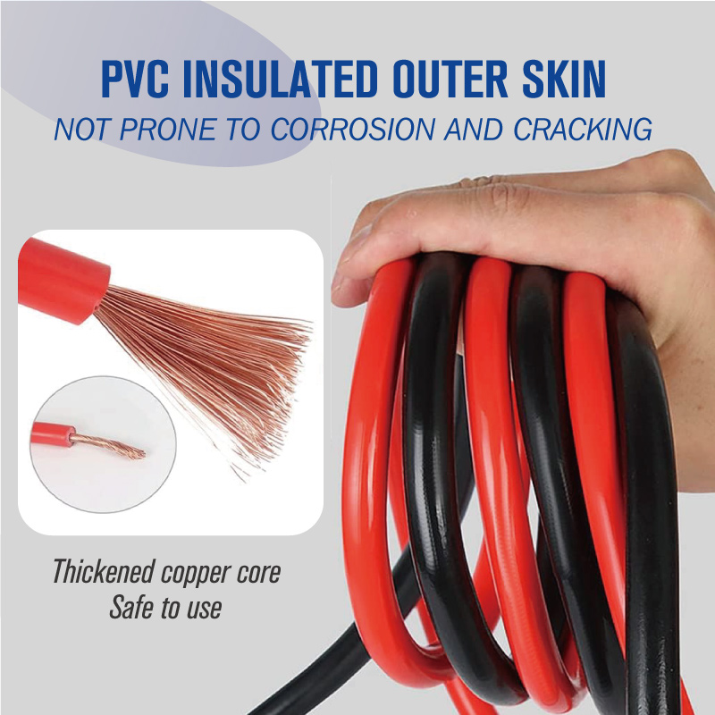 Booster Cables with Parrot Clamps