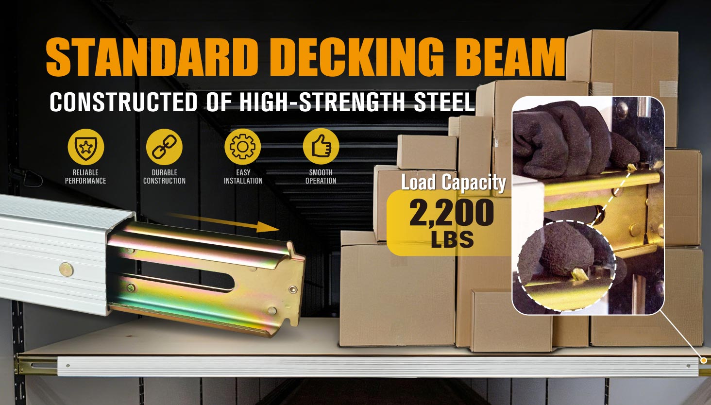 Heavy Duty Aluminum Decking Beam
