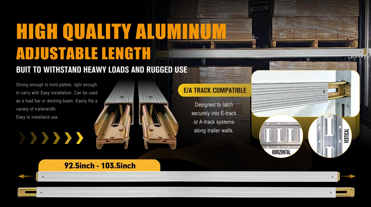 Heavy Duty Aluminum Decking Beam