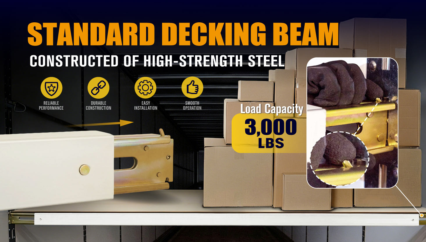 Decking Beam Heavy Duty Aluminum Decking Beam